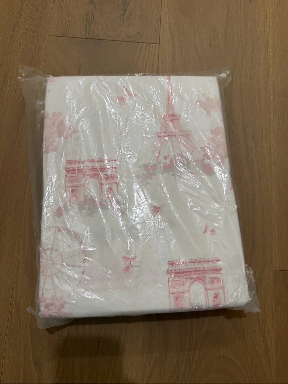 Pottery Barn Kids Monique Lhuillier Paris Toile Organic Cotton Sheet Set NEW